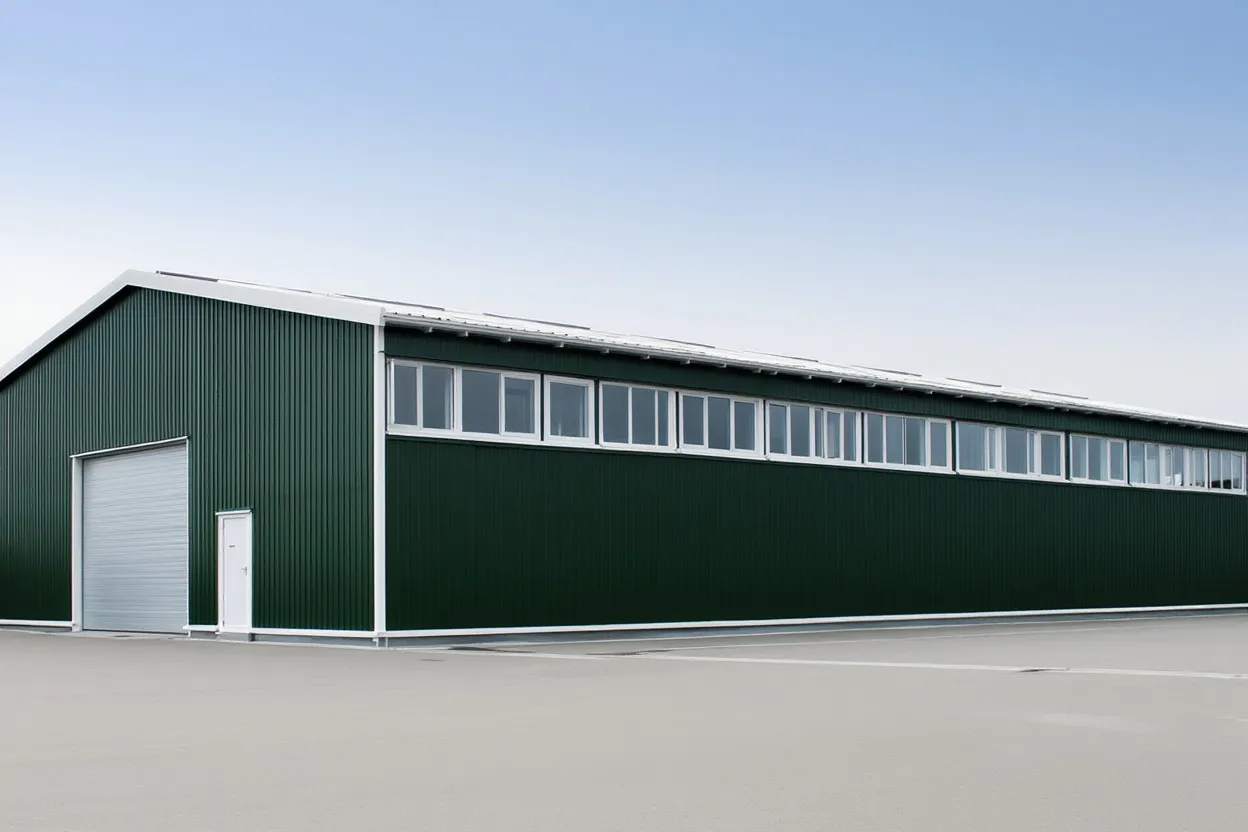 Строительство завода по производству пеллет 18х36х5.5 м фото